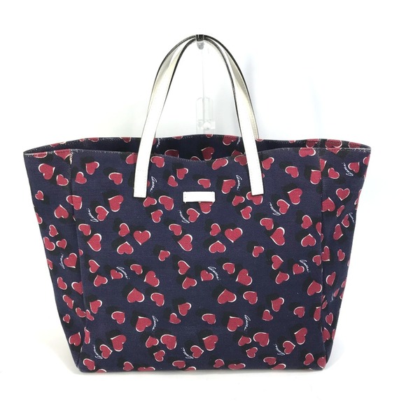 Gucci 282439 Shoulder Bag Tote Bag pink Navy Based - Picture 1 of 10